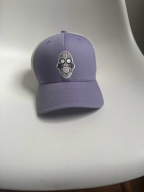 Lavender Embroidered Patch Trucker Hat